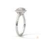 2.20 Ct. Cushion Halo Lab Diamond Engagement Ring