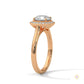 2.20 Ct. Halo Lab Diamond Engagement Ring