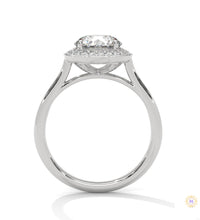 2.20 Ct. Halo Lab Diamond Engagement Ring