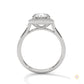 2.20 Ct. Halo Lab Diamond Engagement Ring