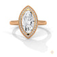 2.20 Ct. Marquise Halo Diamond Ring