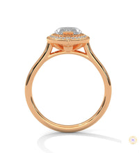 2.20 Ct. Marquise Halo Diamond Ring