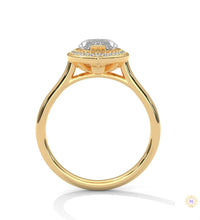 2.20 Ct. Marquise Halo Diamond Ring