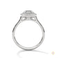 2.20 Ct. Marquise Halo Diamond Ring