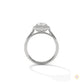 2.20 Ct. Oval Halo Lab Diamond Ring
