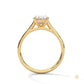 2.20 Ct. Oval Solitaire Pavé Lab Diamond Ring