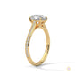 2.20 Ct. Oval Solitaire Pavé Lab Diamond Ring