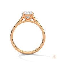 2.20 Ct. Oval Solitaire Pavé Lab Diamond Ring