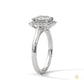 2.20 Ct. Princess-Cut Lab Diamond Ring