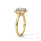 2.20 Ct. Princess-Cut Lab Diamond Ring