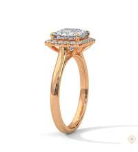 2.20 Ct. Princess-Cut Lab Diamond Ring