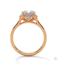 2.20 Ct. Princess-Cut Lab Diamond Ring