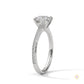 2.20 Ct. Round Lab Diamond Pavé Engagement Ring