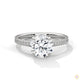 2.20 Ct. Round Lab Diamond Pavé Engagement Ring