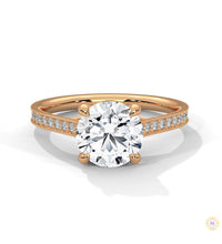 2.25 Ct. Crossover Cathedral Pavé Ring