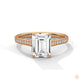 2.25 Ct. Emerald-Cut Lab Diamond Ring