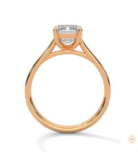 2.25 Ct. Emerald-Cut Lab Diamond Ring