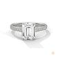 2.25 Ct. Emerald-Cut Lab Diamond Ring