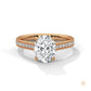 2.25 Ct. Oval Lab Diamond Engagement Ring