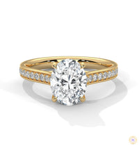2.25 Ct. Oval Lab Diamond Engagement Ring