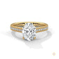 2.25 Ct. Oval Lab Diamond Engagement Ring