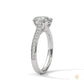 2.25 Ct. Oval Lab Diamond Engagement Ring