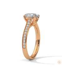 2.25 Ct. Oval Lab Diamond Engagement Ring