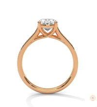 2.25 Ct. Oval Lab Diamond Engagement Ring
