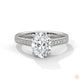 2.25 Ct. Oval Lab Diamond Engagement Ring