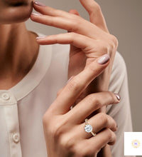 2.25 Ct. Pavé Solitaire Lab Diamond Engagement Ring