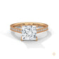 2.25 Ct. Princess Cathedral Pavé Ring