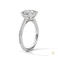 2.25 Ct. Princess Cathedral Pavé Ring
