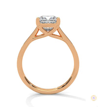 2.25 Ct. Princess Cut Pavé Ring