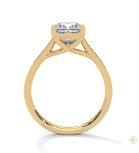 2.25 Ct. Princess Cut Pavé Ring