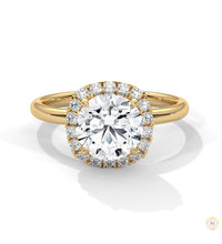 2.25 Ct. Round Diamond Halo Engagement Ring