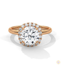 2.25 Ct. Round Diamond Halo Engagement Ring