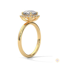 2.25 Ct. Round Diamond Halo Engagement Ring