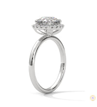 2.25 Ct. Round Diamond Halo Engagement Ring