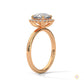 2.25 Ct. Round Diamond Halo Engagement Ring
