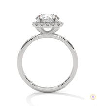 2.25 Ct. Round Diamond Halo Engagement Ring