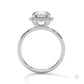 2.25 Ct. Round Diamond Halo Engagement Ring