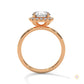 2.25 Ct. Round Diamond Halo Engagement Ring