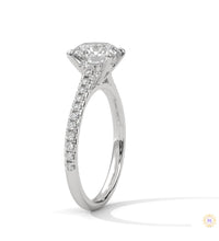 2.25 Ct. Round Lab Diamond Pavé Ring