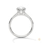 2.25 Ct. Solitaire Pavé Lab Diamond Ring