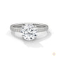 2.25 Ct. Solitaire Pavé Lab Diamond Ring