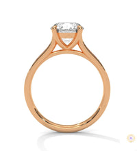 2.30 Ct. Cathedral Pavé Lab Diamond Ring