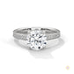 2.30 Ct. Cathedral Pavé Lab Diamond Ring