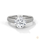 2.30 Ct. Pavé Lab Diamond Engagement Ring