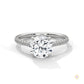 2.30 Ct. Round Lab Diamond Pavé Engagement Ring