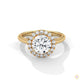 2.35 Ct. Halo Lab Diamond Engagement Ring